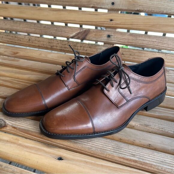 Johnston & Murphy Novick Cap Toe Oxfords Men’s Size 13 - Picture 1 of 16